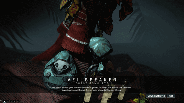 Warframe Veilbreaker Quest
